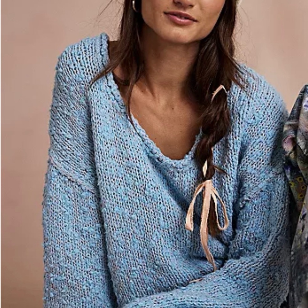 Free People Opal v-neck sweater- size M